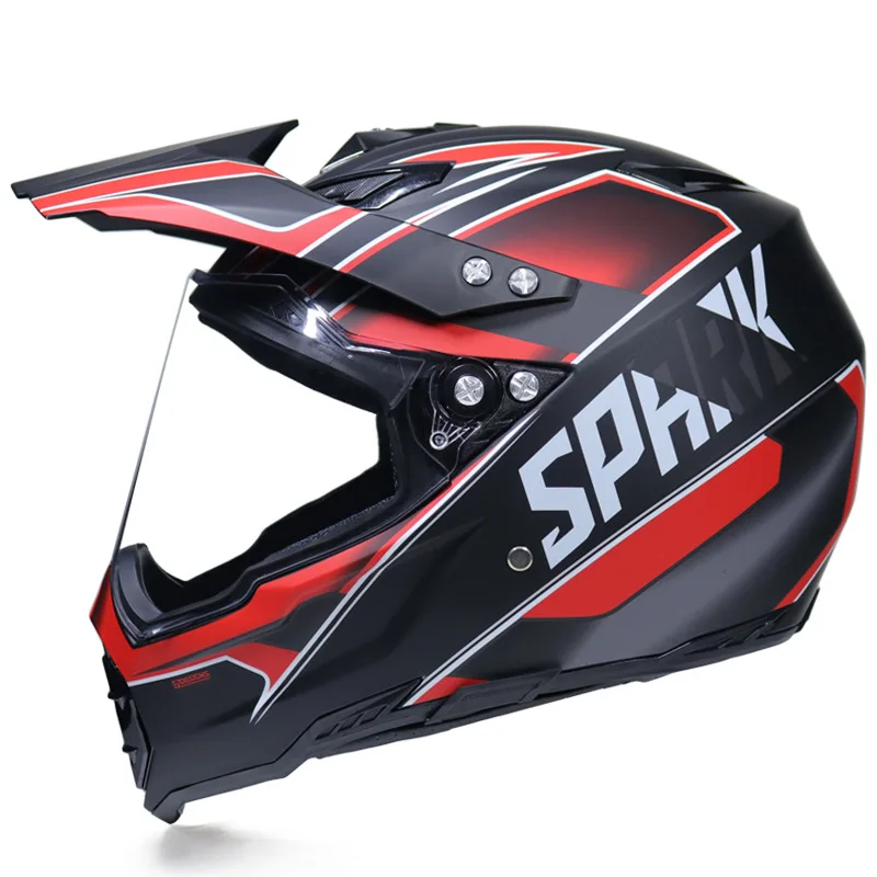 Гоночный Кроссовый мотоциклетный шлем DOT Casque Moto Capacete Moto Casco бездорожье полное лицо винтажный Кроссовый шлем для женщин 3 подарка - Цвет: 5