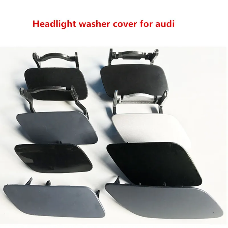 Car Front Bumper Trailer Hitch Plug Towing Hook Cap And Headlight Washer Cover For AUDI A4 B6 B7 B8 B9 Without Paint car accessories,car bumper guards