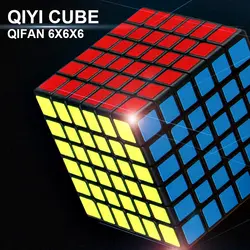 Новый QiYi Qifan 6x6x6 волшебный скоростной кубик без наклеек профессиональная головоломка Cubo magico 6x6 Развивающие игрушки для детей подарок qiyi