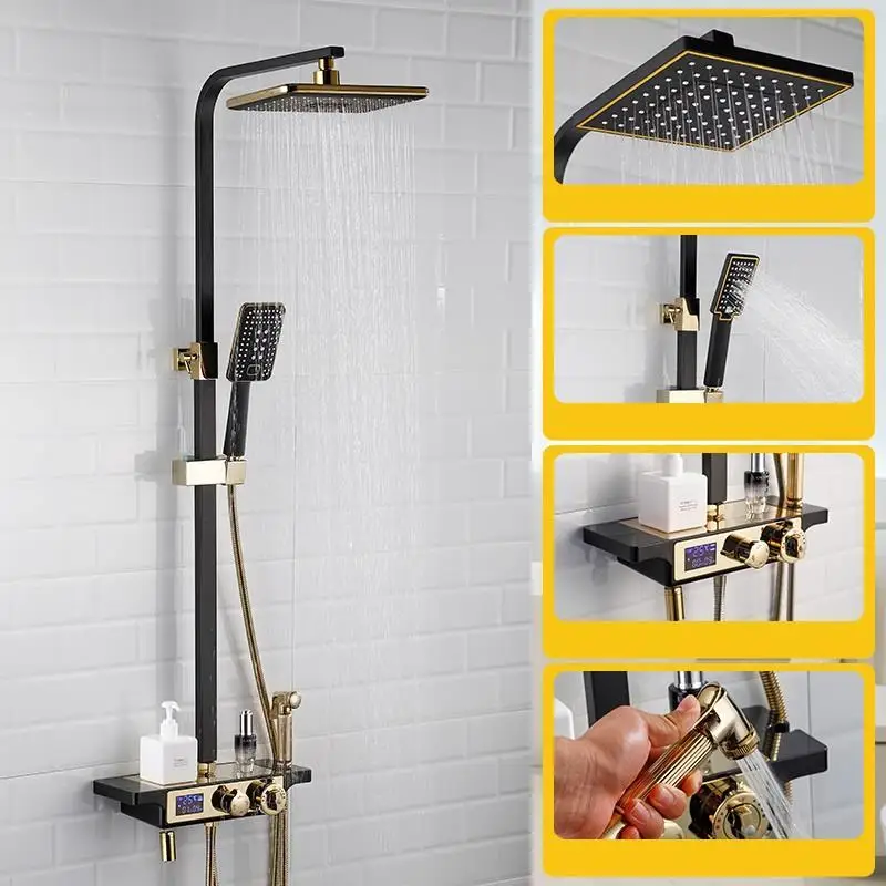 Bain Douche Painel panel Choveiro Duschsystem Electronica Conjunto De Regadera Do Banheiro Chuveiro Eletrico Ducha душ для ванной комнаты - Цвет: Number 8