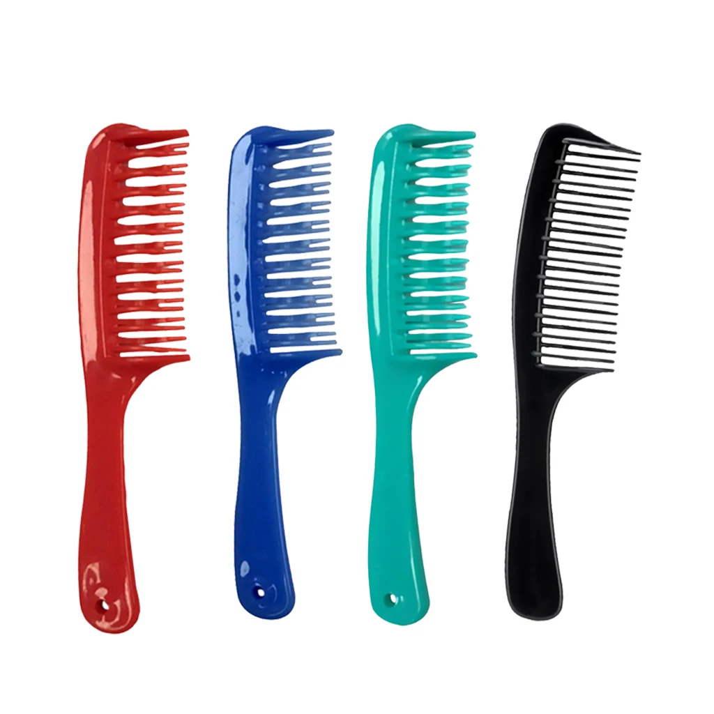 4x Detangling Wide Tooth Comb Hair Combs Hair Brushes For Wet Curly