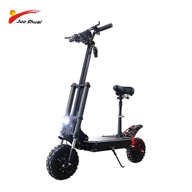 

60V Electric Scooter 2600/3200W Foldable Scooter with 26-35A Lithium Battery 11 inch Off Road Tires Trotinette Electrique Adulte