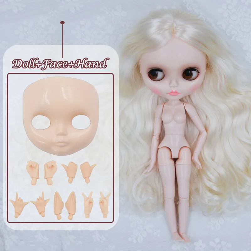 Neo Blyth кукла NBL Заказная блестящее лицо, 1/6 BJD шарнирная кукла Ob24 кукла Blyth для девочки, игрушки для детей FYM21 - Цвет: FHYM24