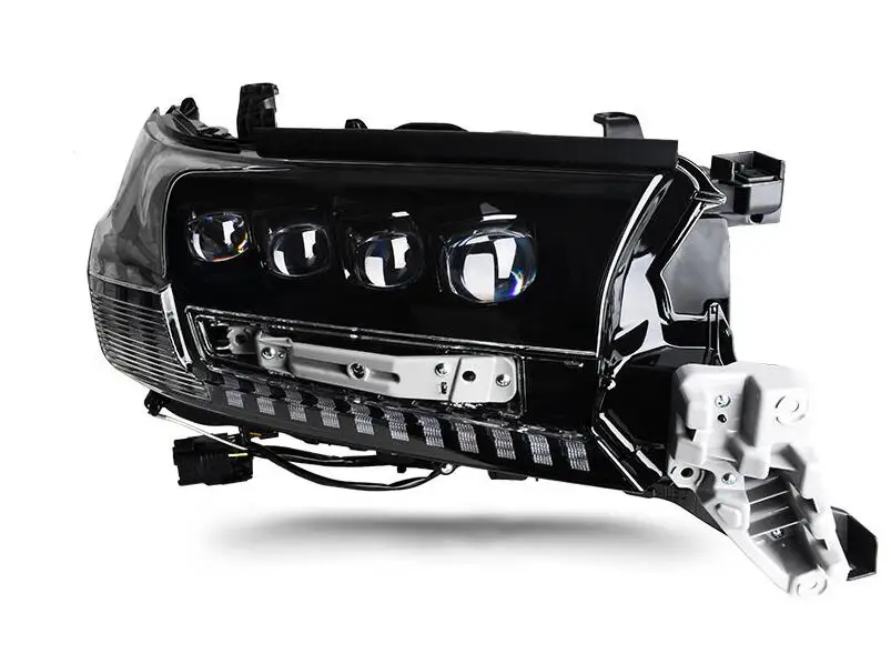 Автомобильный бупмер головной свет для Toyota Prado Land cruiser LC200 фары автомобильные аксессуары все светодиодный противотуманный фонарь для cruiser фары