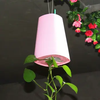 

Hanging Garden Creative Upside Down Small Flower Pot Aerial Flower Pot Plastic Hanging Pot Upside Down Flower Pot Orchid Flower