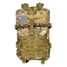 Спорт на открытом воздухе камуфляж штурмовая сумка альпинизм туризм кемпинг рюкзак плеча Многофункциональный рюкзак