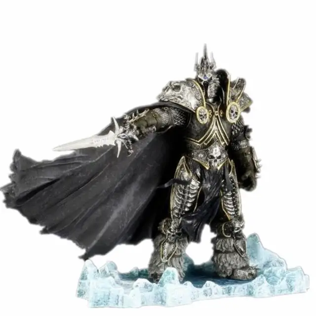 21cm World Of Warcraft Game Dc7 The Lich King-alsace Death Knight Collectible Model Pvc Toy Children's Toy Adult Hand-made Gifts 2