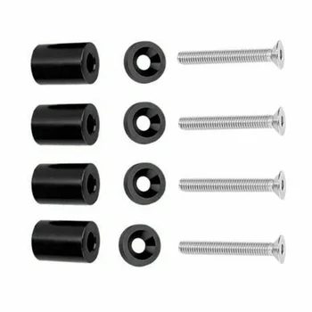 

4* Cover Film Racing 1Inch Hood Spacer For Car Auto Turbo Engine Motor 4pcs
