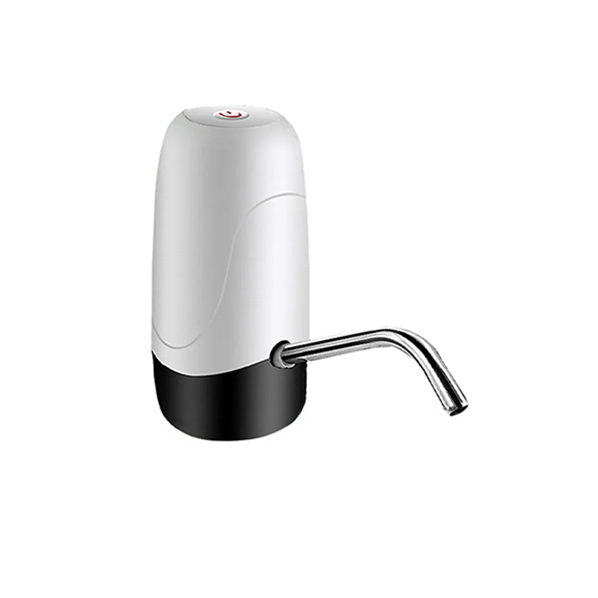 Автоматический Электрический водяной насос, Диспенсер, переключатель для питьевой бутылки, умный беспроводной водяной насос, 3,7 в, USB, перезаряжаемый, для улицы - Цвет: Белый