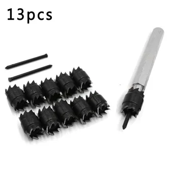

13Pcs 3/8in Double Sided Rotary Spot Weld Cutter Remover Drill Bit Welds Kit