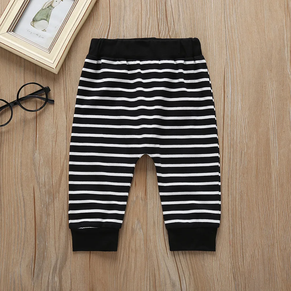 Baby Clothes Set Newborn Infant Halloween Clothes Set Baby Boy Girl Romper Striped Pants Hat Outfits Costume Clothes Set