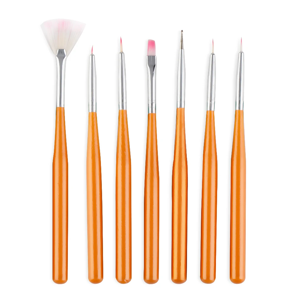 Dmoley 15pcs Nail Brush For Manicure Nail Art Liner Painting Pen Acrylic Nail Art Brush UV Gel Brushes Manicure Tool