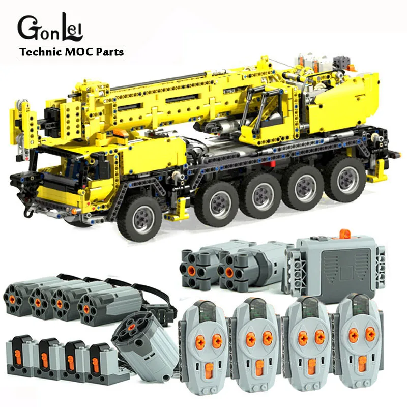 Moc-0853 Power Functions Mobile Crane Mk Ii Ultimate Building Blocks Bricks Diy Toys Kids Gift - Blocks - AliExpress