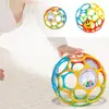 Baby Ball Infant Toy - Educational Rattle Toy For 6 Month Old Easy-Grasp Interactive Tummy Time Baby Toy For Indoor Outdoor Boys 1