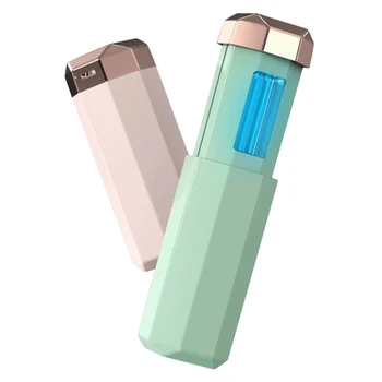 

Handheld UVC Disinfection Light Metal Trim Rechargeable UV Sterilizer Lamp