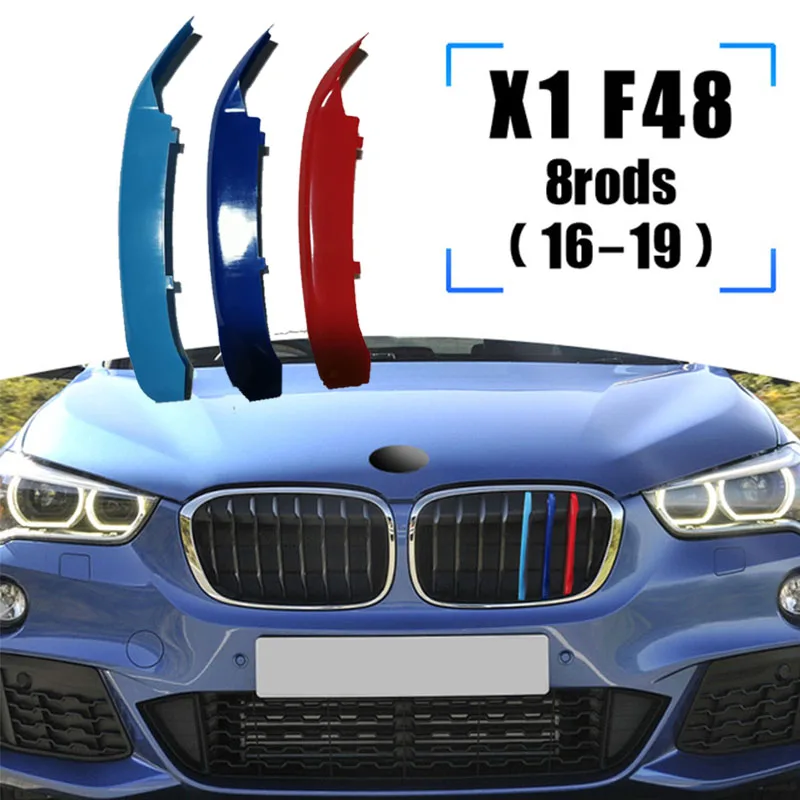ZEMAR 3 stücke ABS Für BMW X1 E84 F48 F49 U11 Auto Racing Grille