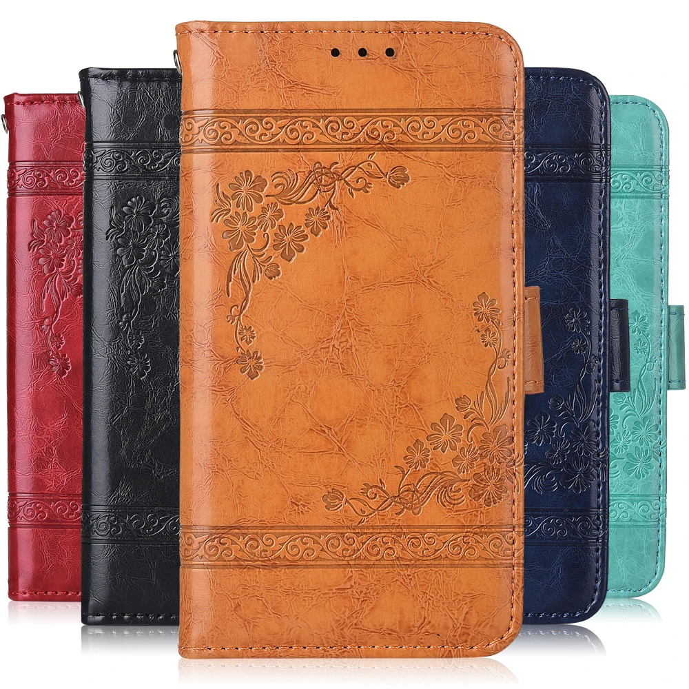 

On HomTom S99 Cover Vintage Wallet Flip Case for HomTom S99 Case with Strap Stand Luxury PU Leather Cover Case Fundas
