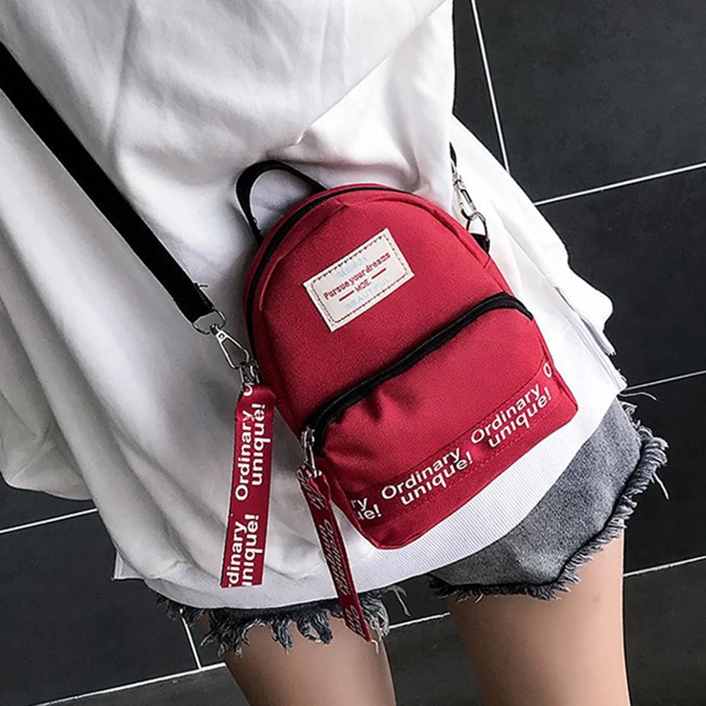 

Mini Shoulder Bags Nylon Casual Street Soft Phone Mini Purse Zipper Purses And Handbags 2019 New Crossbody Messenger Bags