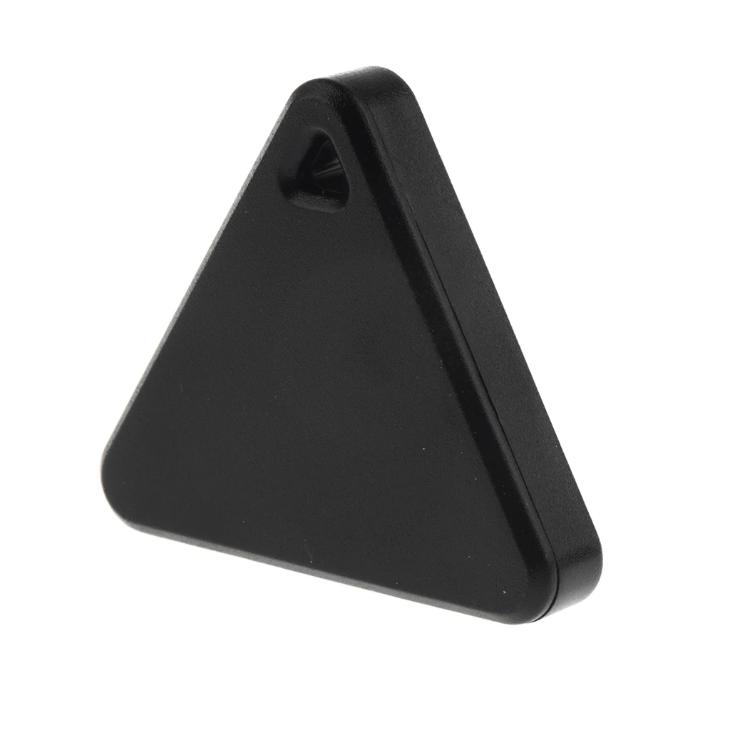 Black Smart Key Finder Anti-lost Tag Mini Bluetooth Pet Tracking Alarm GPS Locator Triangle