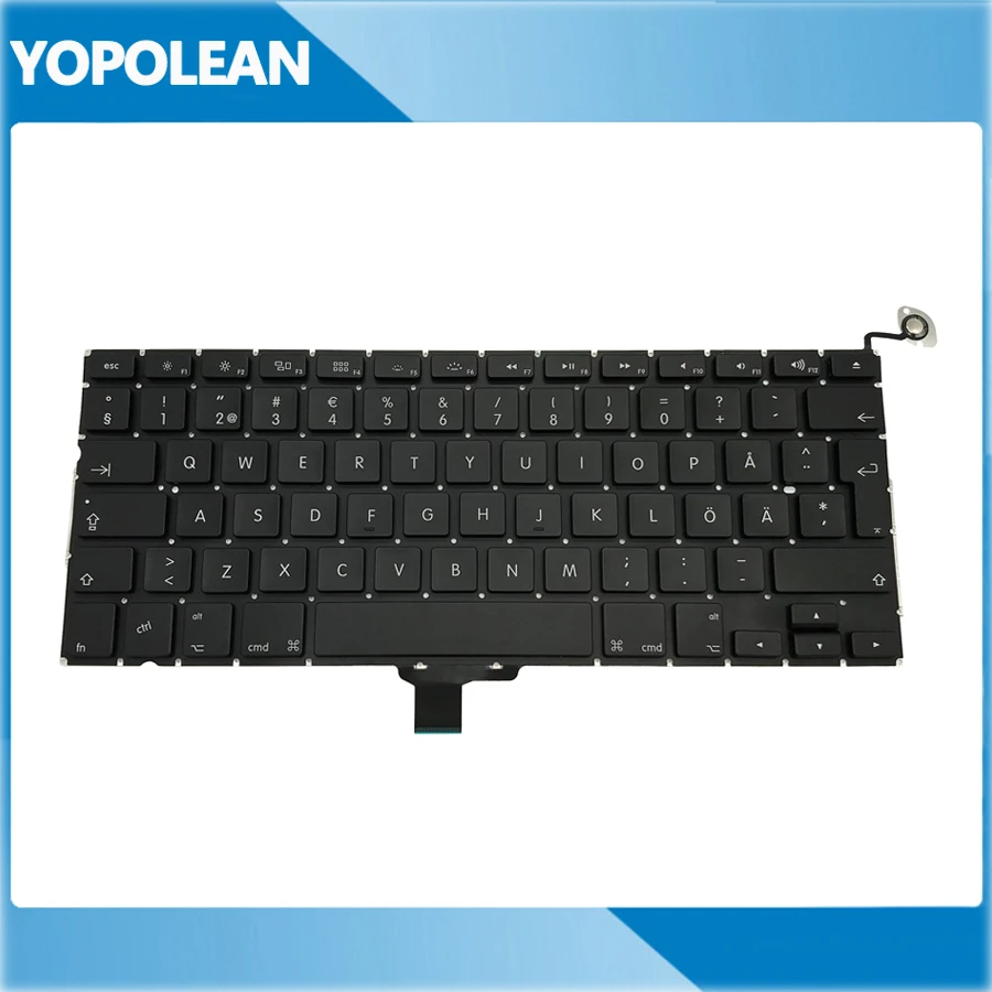5 шт./лот новая шведская клавиатура для Macbook Pro 13 &quotUnibody A1278 2009 2010 2011 2012|Клавиатуры