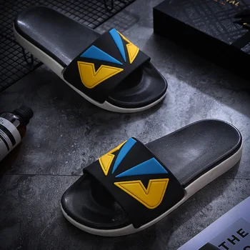 

High-end Thickened Sandals and Slippers Theme Slippers Men 's Slippers Outside 's Large - size Fashionable Brand Outdoor Indoor