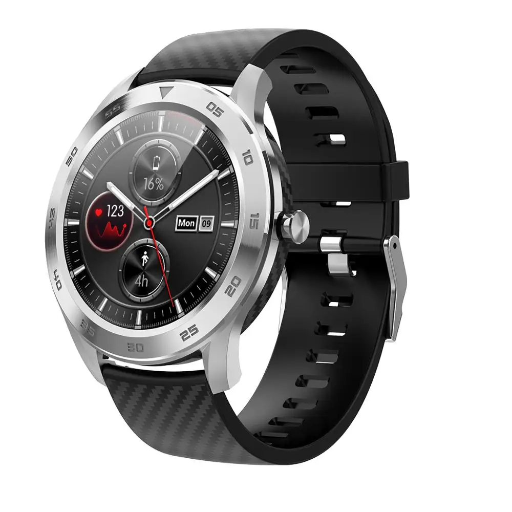 Смарт-браслет ЭКГ Смарт-часы PPG HRV smartband водонепроницаемый кровяное давление кислородный пульт дистанционного управления smartwatch ip68 браслет для мужчин pk l5 - Цвет: black silver