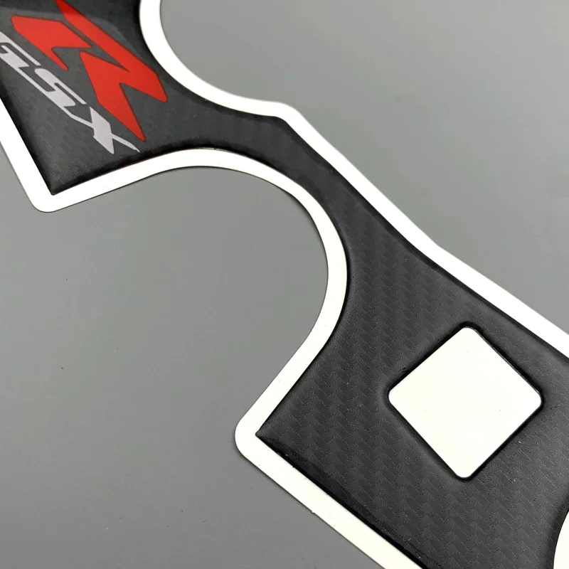 FASP Мотоцикл углеродного волокна вид спереди верхний зажим наклейка для Suzuki GSXR600 GSXR750 K6 K8 2006-2010