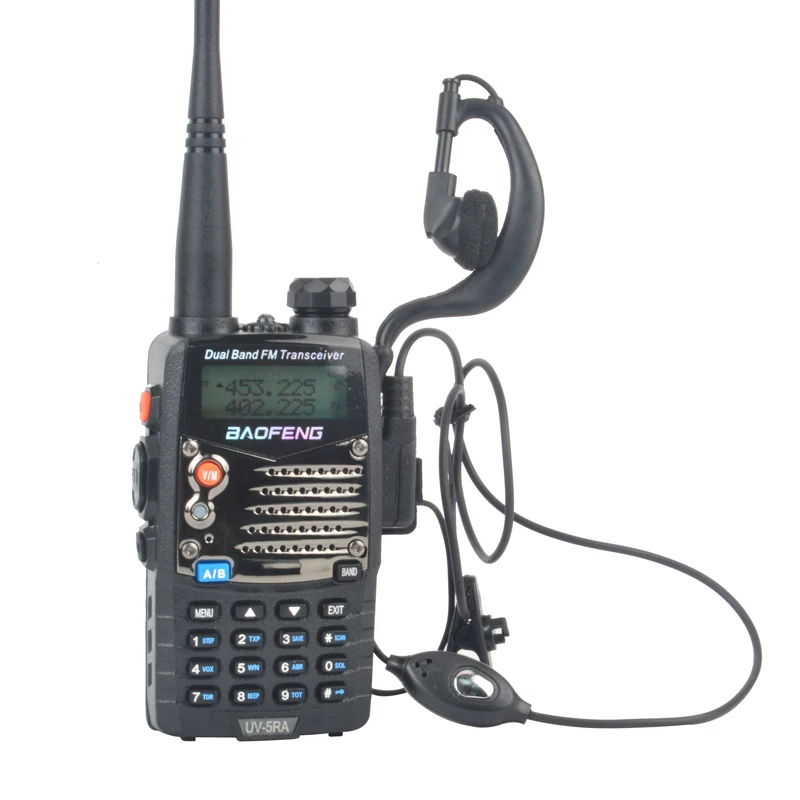 BAOFENG walkie talkie UV 5RA VHF/UHF Dual band 5W 128CH Tragbare FM two way radio mit hörer