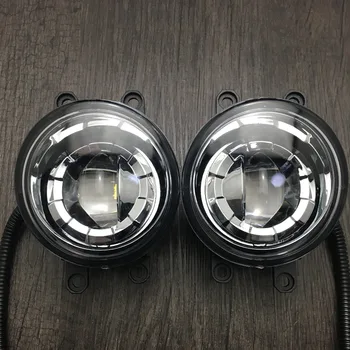 

2pcs aluminium alloy Front Bumper LED Fog Light Replacement For For TOYOTA RAV4 2006-2012