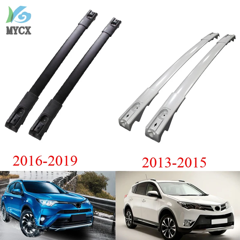 

Hot roof bar horizontal rail cross bar for Toyota RAV4 Rav 4 2013-2019,upgraded version,7075 class aluminum alloy,can load 150KG