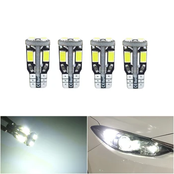 

4x W5W T10 LED Canbus Light Bulbs For Toyota Avensis Rav4 Opel Astra H G J Insignia Mokka Ford Focus 2 3 Fiesta