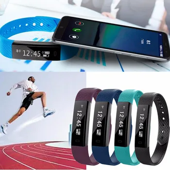 

Slim Smart Bracelet IP67 Waterproof Activity Tracker Step Sleep Monitor Watch For iphone/sumsung/xiaomi Multiple Colours #20 #20