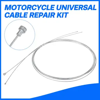 

9pcs 2 x Cable + 7 x Nipple Universal Inner Clutch Motorcycle Nipples Tool Emergency Throttle Cable Brake Clutch Cable Repair