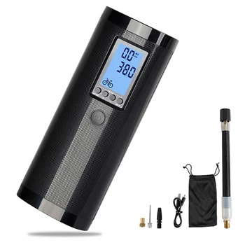 

100PSI Electric Pump Classic Texture Multifunctional Durable Practical Rechargeable Portable Bicycle Car Tire Ball Air Inflator