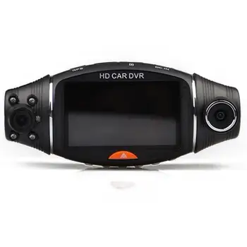 

HD Car DVR Dual Camera Lens DVR Wide-angle Night Vision Gravity Sensor Vehicle Recorder with GPS