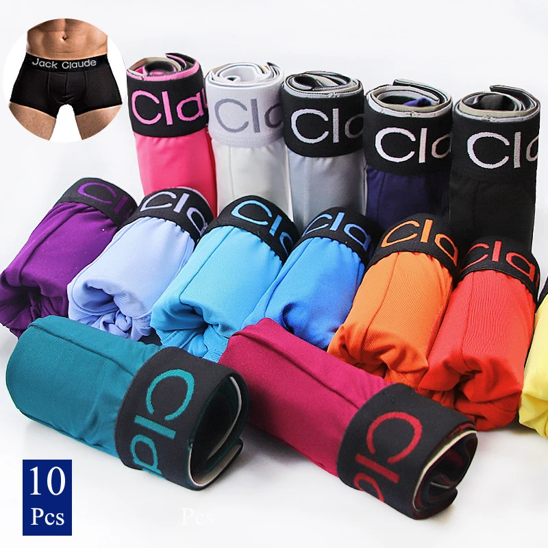 

10Pcs/Lot Sexy Boxershorts Men Underwear Boxer Male M-XXL Mens Underwear Boxers Men Boxer Homme Underpants Cueca Boxer Hombre