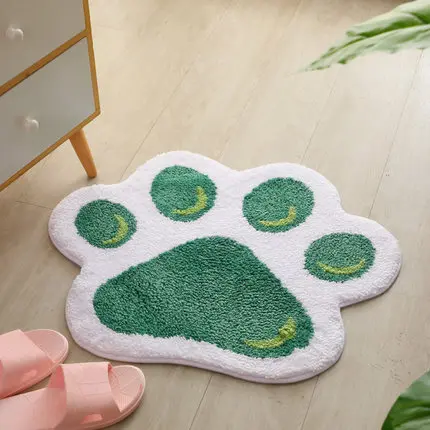 Мультяшный большой ногой мягкий ковер домашний коврик под дверь нескользящий износостойкий кухонный цветной коврик