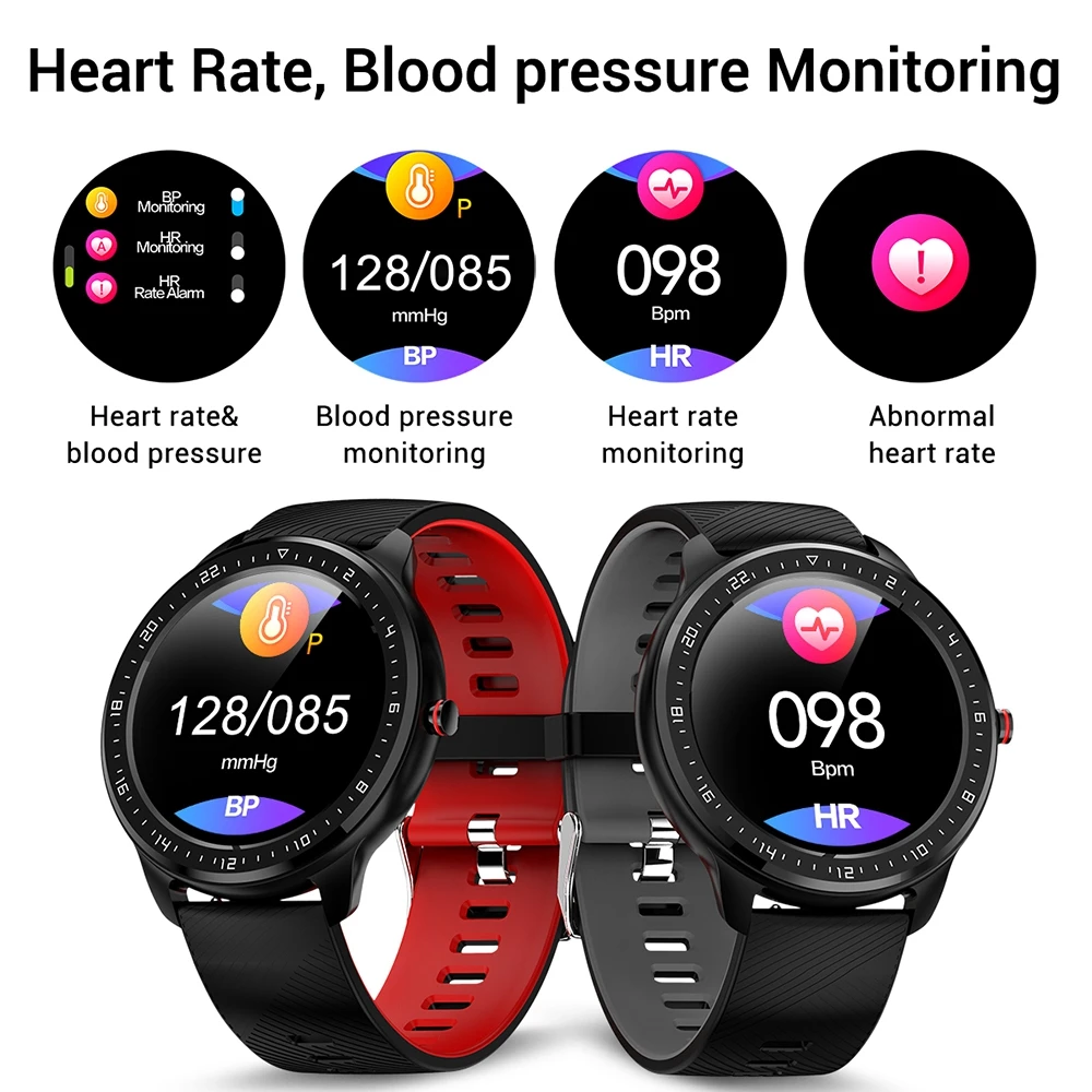 LEMFO умные часы для мужчин полный круглый сенсорный экран монитор сердечного ритма сообщения напоминание водонепроницаемый Smartwatch для huawei Android IOS