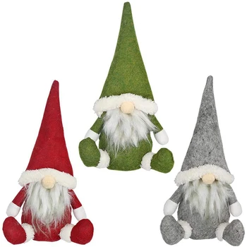 

1PC Faceless Santa Doll Window Christmas Decorations Gift Ornaments