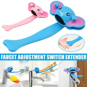 

Cute Toy Faucet Tap Extender Toddler Kids Hand Washing Sink Bathroom L3E8