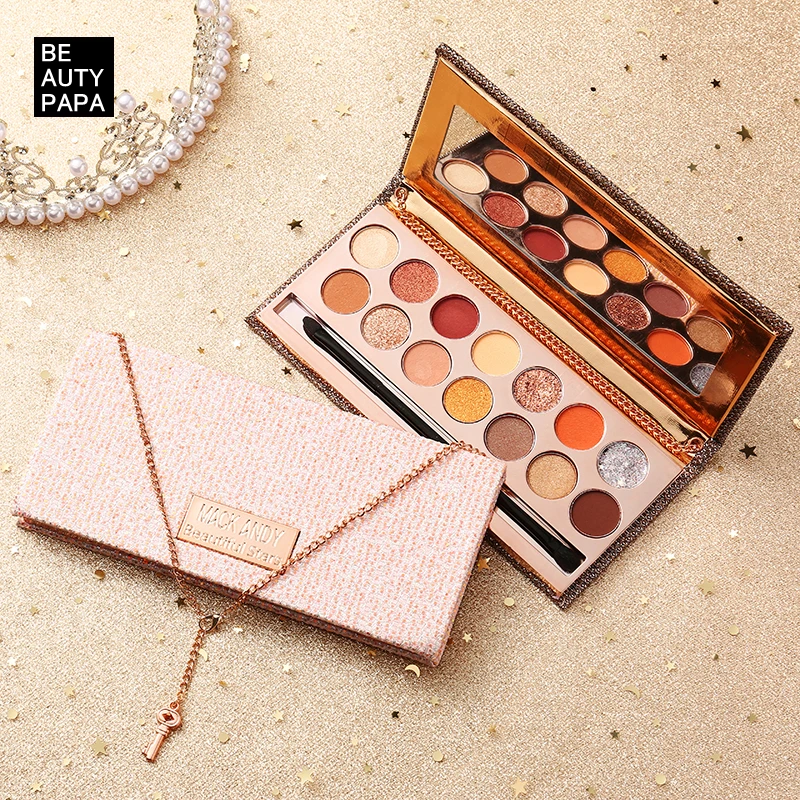 Koop Beautypapa 14 Kleur Handtas Oogschaduw Palet Make Up Palet Matte Shimmer Gepigmenteerde Oogschaduw Glitter Poeder Make Up Set Box