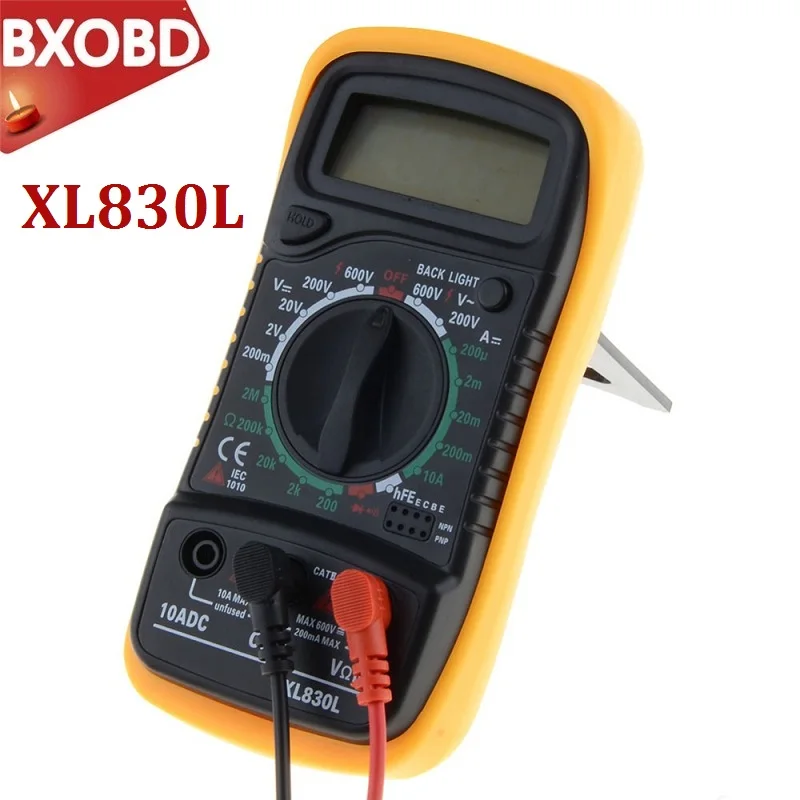 Цифровой мультиметр XL830L вольтметр амперметр измеритель сопротивления с