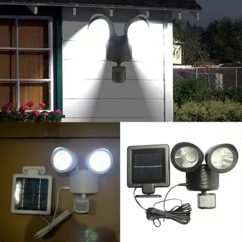

Solar Auto 22-LED Motion Sensor Light For Garden Security Wall Lamp Spotlight