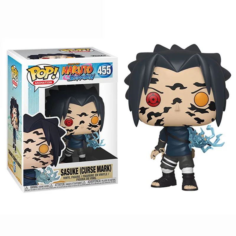 Наруто Funko pop Itachi#578 kakahi#548 Sasuke#455 Виниловая фигурка куклы, Игрушка Аниме Наруто, фигурки, игрушки, подарки для детей - Цвет: with retail box