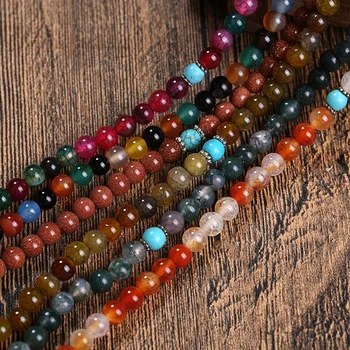 

black bead bracelets, six-character multi-circle bracelets, fashionable men's and women's jewelry, factory direct sales