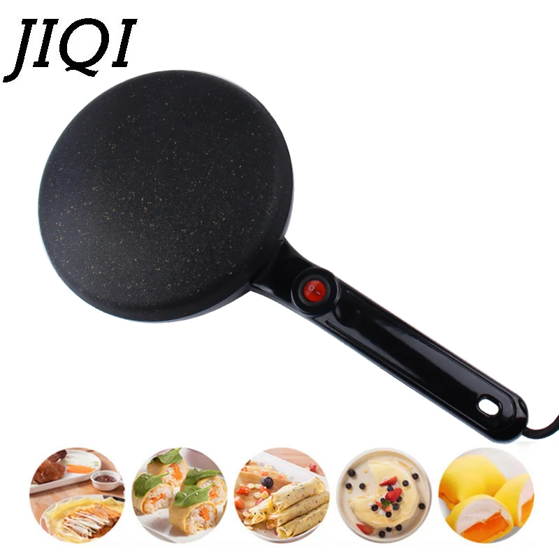 110V 220V Household Non-stick Pancake Machine Electric Crepe Baking Pan Instant Heating Spring roll Pastry Frying Grilling Plate 2