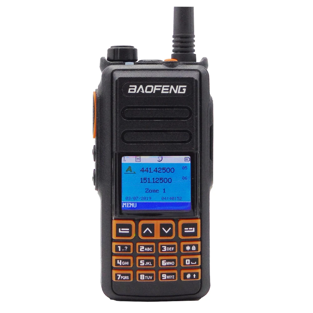 BaoFeng gps цифровая/аналоговая рация DM-760 DMR двухстороннее радио Запись голоса VHF UHF Tier1& 2 Dual Time slot радио приемопередатчик