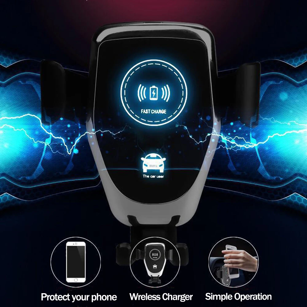 3 in 1 Wireless QC3.0 10W Fast Charger Car Gravity Air Vent Phone Mount
Holder Lot Car Accessories Interior Car Ornament