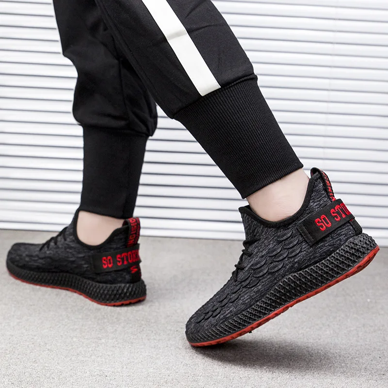 

2019 Autumn New Style Casual Men Athletic Shoes Online Celebrity Trendy Shoes yu lin wang Surface Blade Comfortable Fly Woven ME