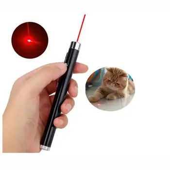 

SOLLED Red Lasering Pointer Pen Torch Lamp LED Lasering Pen Flashlight for Cat Chase Training Toys Teaching